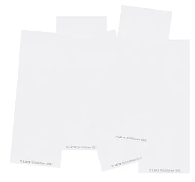 Immagine prodotto di Leitz 1902-00-01 Etichette vuote, per ALPHA®, cartone, 100 pezzi, bianco