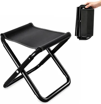 Produktbild von Klapphocker 30 cm, 200 kg, mit Aufbewahrungstasche, für Angeln