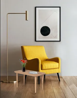 Produktbild von Couchtisch Trio Small, massive Eiche