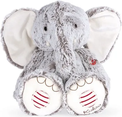 Image de Kaloo Éléphant en peluche grand - jouet doux pour enfants