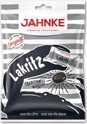 Produktbild von Jahnke Lakritz Traditionell würzig nach Original Rezeptur 125g
