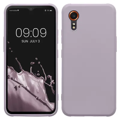 Produktbild von kwmobile Handyhülle für Samsung Galaxy Xcover7 Hülle - TPU Case - Kabelloses Laden - Schutzhülle Cover in Lavendel