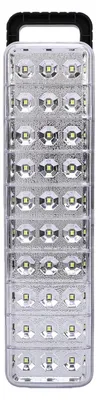 Produktbild von Wiederaufladbare LED-Notfallleuchte, Campingleuchte, 2 Helligkeitsstufen, Wandmontage, Handgerät, tragbar, für zu Hause, im Freien, Nachtmarkt, weiß, 30 LEDs