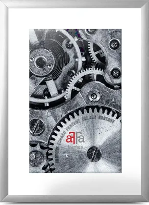 Image de Cadre Photo Aluminium 13x18 cm Argent FramesFactory