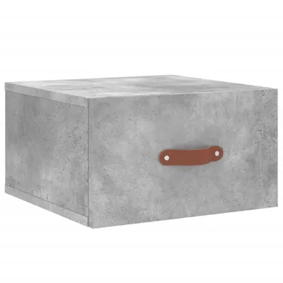 Produktbild von vidaXL Wand-Nachttisch Betongrau 35x35x20 cm