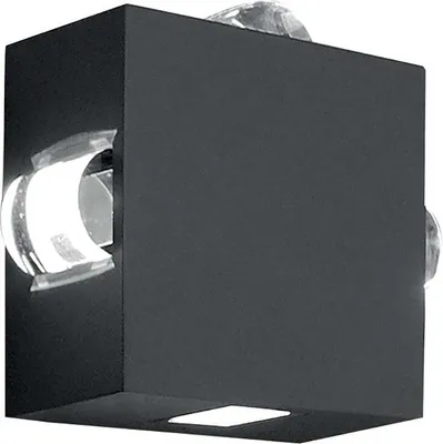 Immagine prodotto di Applique da esterno nera con LED integrato da 10 W Agner Elstead