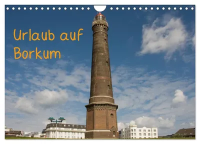 Produktbild von Urlaub auf Borkum (Wandkalender 2027 DIN A4 quer), CALVENDO Monatskalender