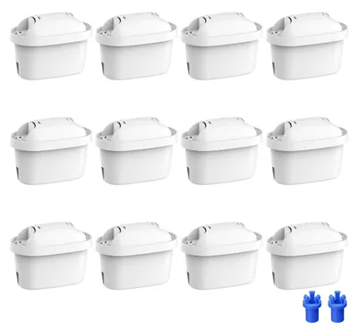Zdjęcie produktu dla Wkłady filtrujące Waterdrop, zamienniki do filtrów wody Brita® Maxtra+® Plus, Maxtra Pro® All-in-1, kompatybilne z dzbankiem Brita® Marella®, redukują PFAS, PFOA/PFOS, certyfikat SÜD, NSF (12)