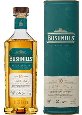 Obrázok produktu pre Bushmills 10 Year Single Malt Irish Whiskey | 40 % obj. | 0,7 l