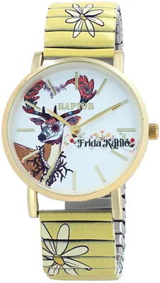 Produktbild von Damenuhr Edelstahl Frida Kahlo Edition Frida Kahlo Edition, Mineralglas