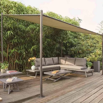Produktbild von Siena Garden Dach für Pavillon Levino, 3x4 Meter, hellgrau