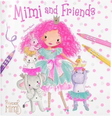 Produktbild von Princess Mimi and Friends Malbuch