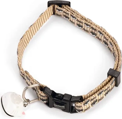 Produktbild von Beeztees Eyes - Katzenhalsband - Nylon - Beige - 30x1x0,2 cm