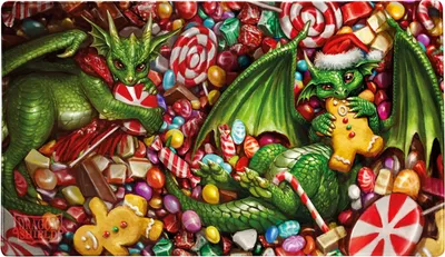 Produktbild von Dragon Shield Playmat & Tube - Christmas 2024 #20507