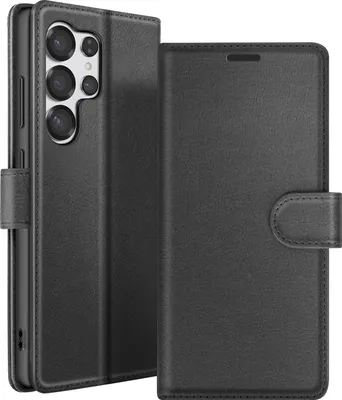 Immagine prodotto di Zanaé, custodia Galaxy S25 Ultra con chiusura magnetica per carte di credito, nero