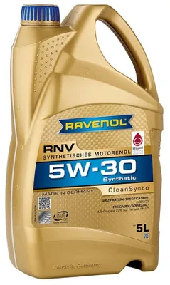Produktbild von RAVENOL RNV für 5W-30 5 Liter Motoröl Motorenöl 226.52 RN17 Öl