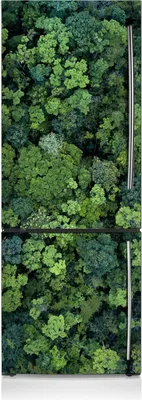 Produktbild von Dekoration Kühlschrank Aufkleber Magnete Küche Kühlschrankmagnete 70x190 cm - Wald in den Bergen