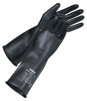 Productafbeelding van uvex profiviton BV-06 chemische beschermhandschoen, zwart, 10 paar