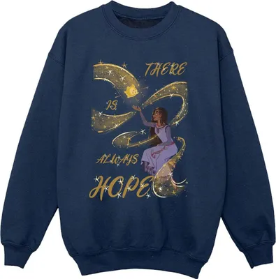 Produktbild von Wish - "There Is Always Hope" Sweatshirt für Mädchen BI55864 (104) (Dunkles Marineblau)