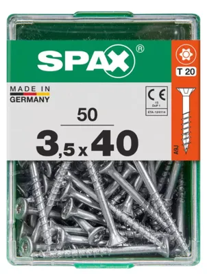 Produktbild von Spax Universalschrauben 3.5 x 40 mm TX 20 - 50 Stk.