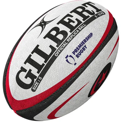 Obrázok produktu pre Gilbert Rugbyball, replika dresu Saracens, veľkosť 5 - tréningová sada, 25 kusov