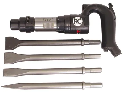 Produktbild von Rodcraft Werkzeug-Set RC5310: Druckluft-Meißelhammer Rodcraft für Stein/ Beton, inkl. 1x Rodcraft RC5305 Meißelhammer, Hex 12 mm, 6 J Schlagkraft, 300