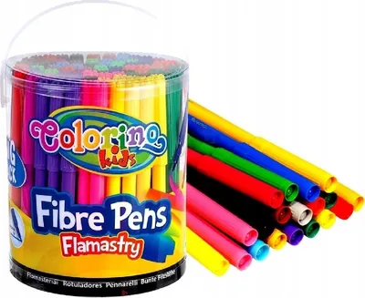 Zdjęcie produktu dla Flamastry duża paczka 96 szt w tubie Colorino