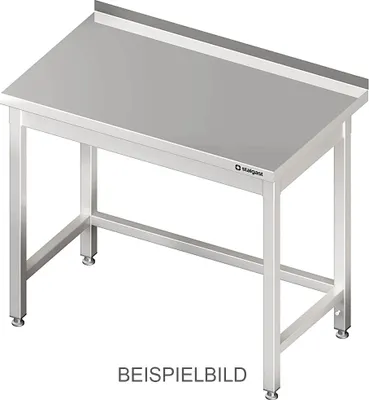 Produktbild von Arbeitstisch ohne Grundboden, 1700x700x850 mm, mit Verstrebung, ohne Aufkantung, verschweißt