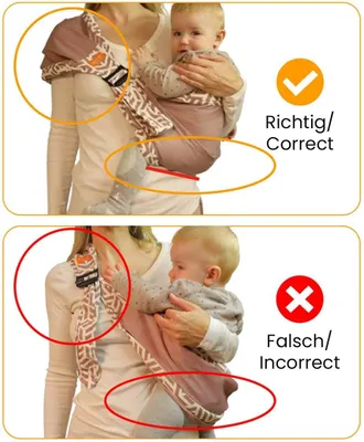 Obrázok produktu pre Ergonomický nosič pre dojčatá - Klokanka - nosič pre deti do 15 kg.