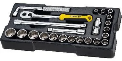 Steckschlüsselsatz 23-teilig 1/2" Transmodule von STANLEY BLACK+DECKER
