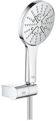 Zdjęcie produktu dla GROHE 26580000, Ręczna słuchawka prysznicowa, Chrom, Chrom, Silikon, Ściana, 9,5 l/min, Niemcy