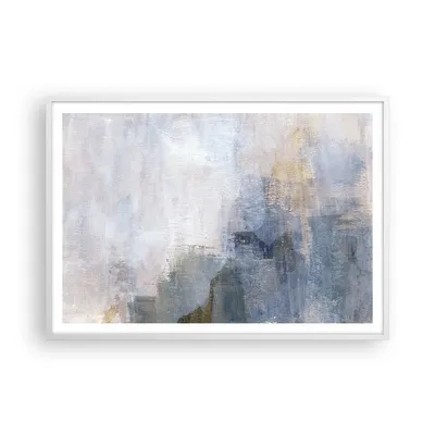 Produktbild von Gerahmtes Poster - Weißer Rahmen - Leicht modern informell - 100x70 cm - Wand Bild - Wanddeko - Wandbilder - Kunstposter - Wandposter - Bilderrahmen - Bilder - Kunstdruck - P2WAA100x70-4904