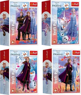 Produktbild von Trefl Frozen Minipuzzle Frozen Ii 54 Teile