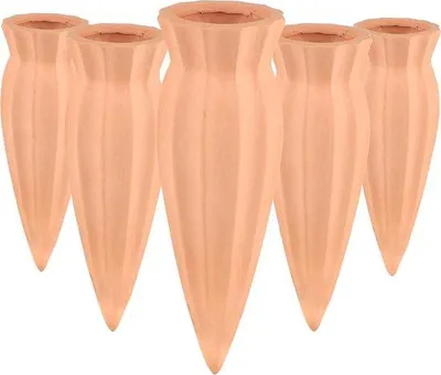 Image de Système d'irrigation à cônes d'argile pour plantes, automatique, 5 pièces