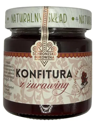 Produktbild von Preiselbeermarmelade 240g - Schronisko Bukowina