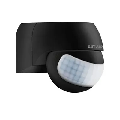 Produktbild von Esylux MD 180 Basic - Verkabelt - 157 m - Wand - Schwarz - IP44 - 2,5 m
