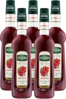 Zdjęcie produktu dla Mathieu Teisseire syrop do napojów hibiskus 0,7 l (opakowanie 5 szt.)
