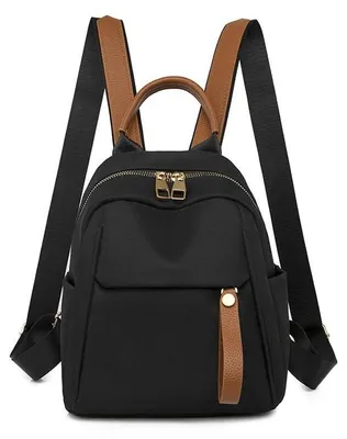 Productafbeelding van Mini rugzak dames - Kleine schoudertas - Dagelijks gebruik - Lichtgewicht stof - 25 cm hoog - Casual