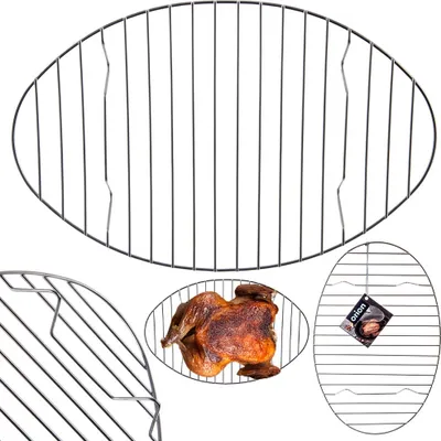 Produktbild von Orion Grillrost Backofenrost Bratgitter Rost für Bräter Backblech aus Edelstahl 32,5x21 cm