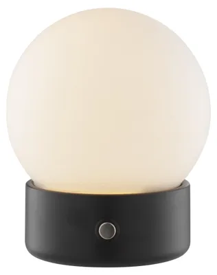 Produktbild von Brilliant Dori Tischleuchte LED 11cm weiß/schwarz  2,5W IP44 indoor