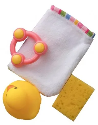 Image de Équipement de bain de poupée 4 pièces