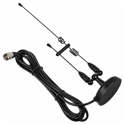 Mobilantenne Dual-Band 43,7 cm, 144/430 MHz, Magnetfuß, 4 m RG58, PL259