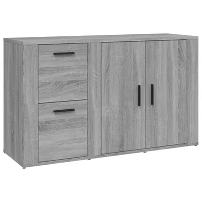 Produktbild von Sideboard Grau Sonoma 100x33x59,5 cm Holzwerkstoff