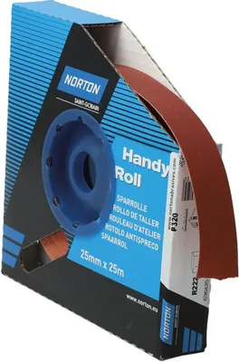 Produktbild von Saint Gobain Norton Clipper Sparrolle R222 25 mmx25 m P320
