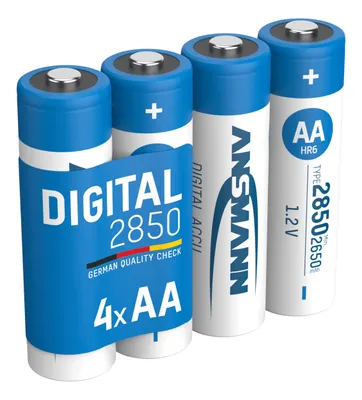 Produktbild von ANSMANN Akku Mignon AA, 4 Stück,  min. 2650 mAh 1,2V Ni-MH,hohe Kapazität
