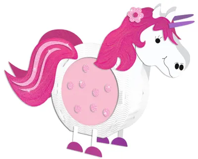 Produktbild von URSUS Laternen-Bastelset "Einhorn"