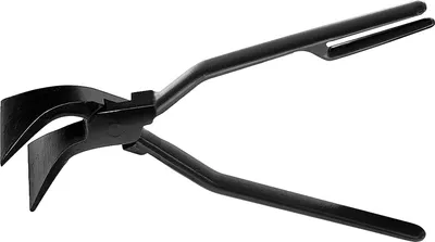 Produktbild von STUBAI Falzzange 45° gebogen, mit eingelegtem Gewerbe und Faltenzieher 60mm - 282152