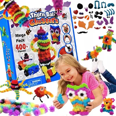 Produktbild von Klettkugeln Bausteine Bastelspaß Kreativität Konstruktions spielzeug