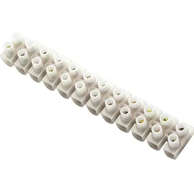 Immagine prodotto di Morsettiera da 12 mm, 12 pezzi, color cioccolato