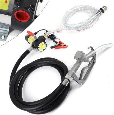 Image de Pompe à carburant diesel auto-amorçante - 12V - 175W - Débit de 45 litres par minute - Pompe à carburant en fonte